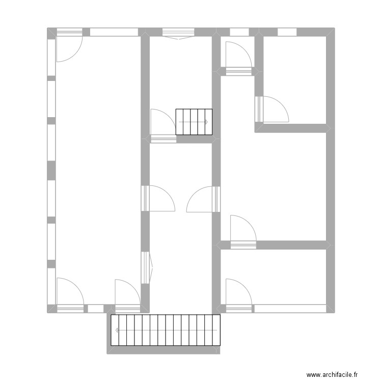 RDC CERNEX. Plan de 0 pièce et 0 m2