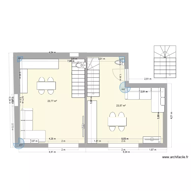 plan pointe 2 SALONS RDC THIERRY REVISITE. Plan de 