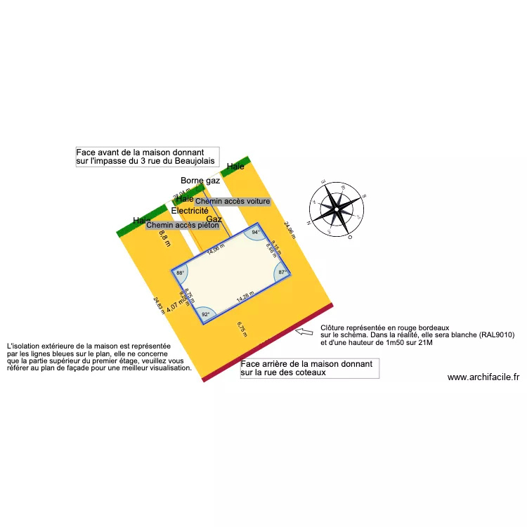 Plan de masse. Plan de Plan de masse. Plan de