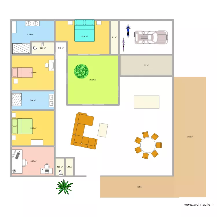 maison de mes rêves. Plan de 13 Pièces et 100 m² maison de mes rêves. Plan de 13 Pièces et 100 m²