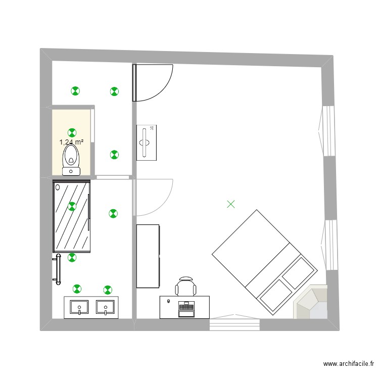 LEANDRE. Plan de 0 pièce et 0 m2
