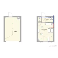 Salon coiffure seul - Existant