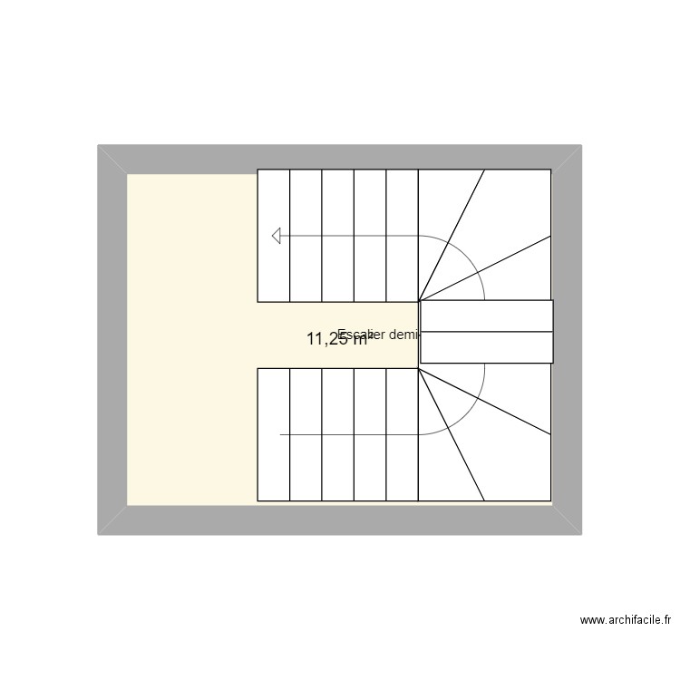 mhamed. Plan de 1 pièce et 11 m2