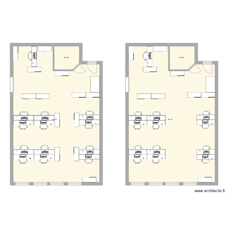 OPL NEW. Plan de 4 pièces et 171 m2