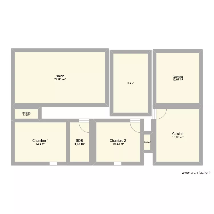 villa grant. Plan de 9 et 96 m² villa grant. Plan de 9 et 96 m²