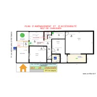 PLAN D' AMÉNAGEMENT  ET D' ACCÉSSIBILITÉ REZ DE CHAUSSÉ