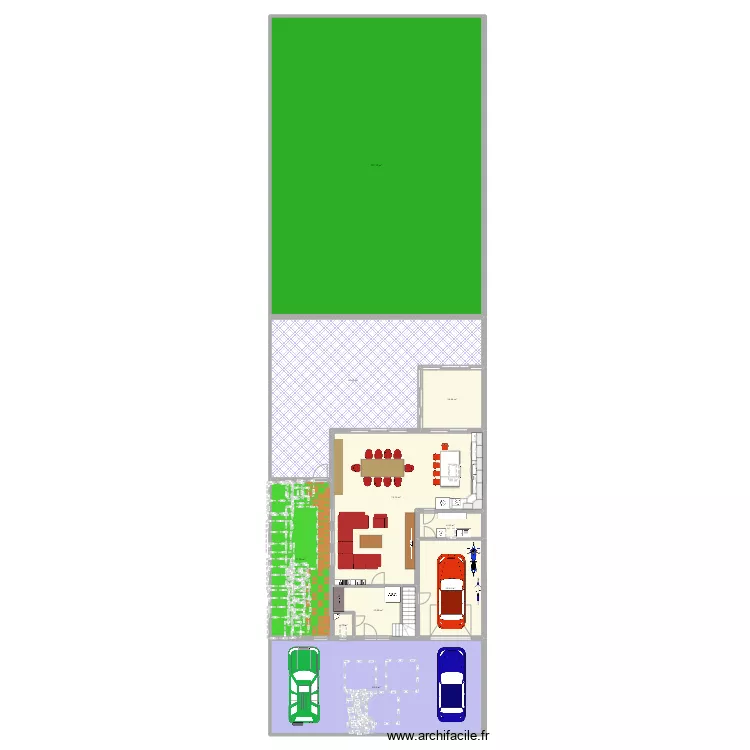 maison salsa. Plan de 