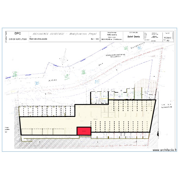 HERITAGE  2. Plan de 2 pièces et 771 m2