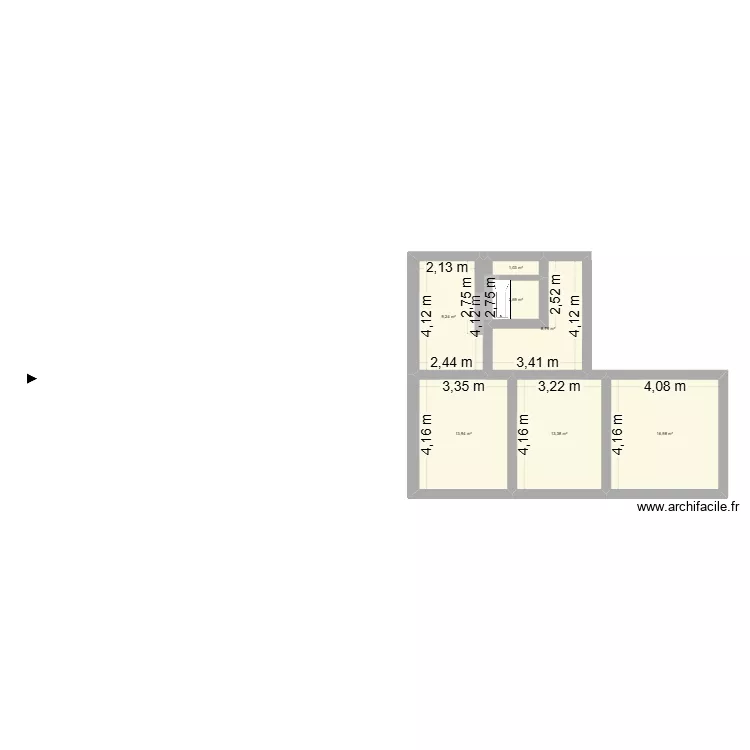Hlavn&iacute; tř&iacute;da 258 byt 6 HA. Plan de 11  et 188 m²