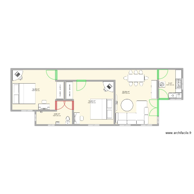 plan. Plan de 0 pièce et 0 m2
