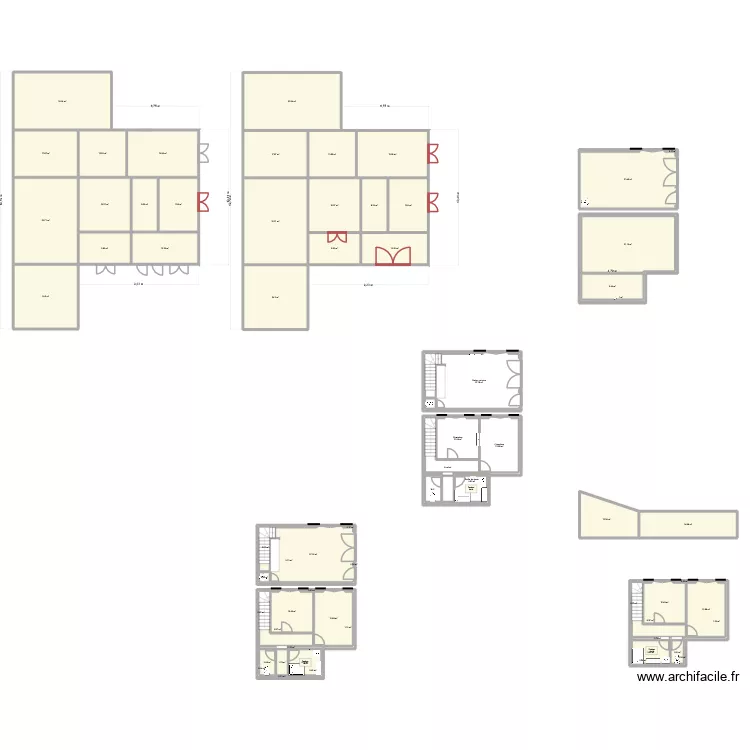 SALES. Plan de 79  et 698 m²