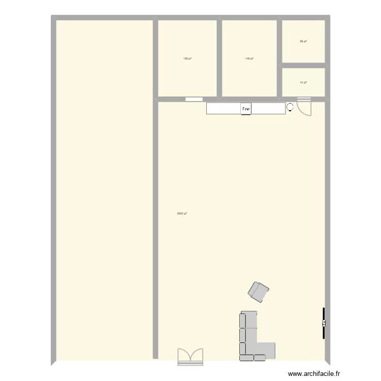 Tache 2. Plan de 5  et 285 m²