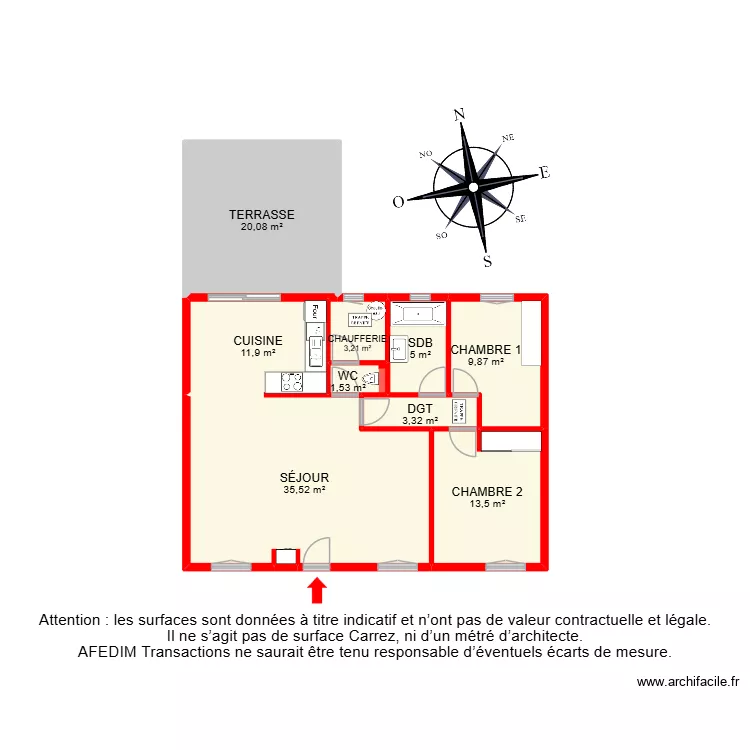 BI33167 Maison. Plan de 11  et 148 m²