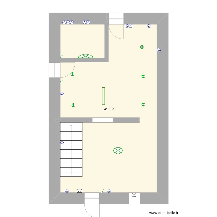 MAISON 1. Plan de 0 pièce et 0 m2