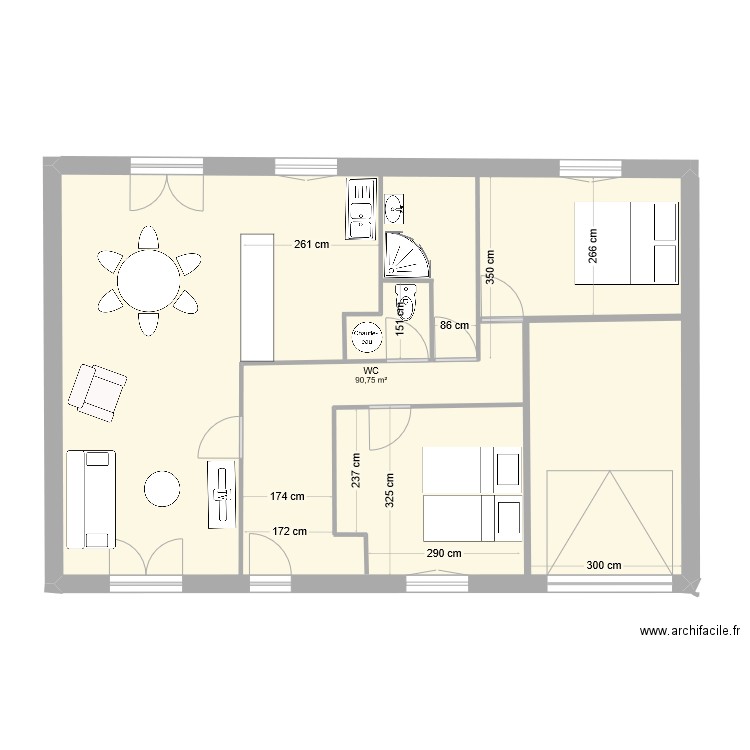 CHATEAUDUN. Plan de 0 pièce et 0 m2