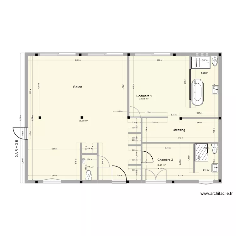 AZOTA_02_03_2026. Plan de 4 pièces et 104 m²