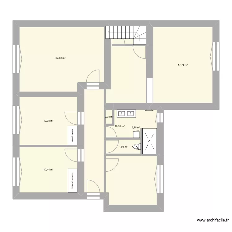 Maison Lorry - RDC. Plan de 8 Pièces et 97 m² Maison Lorry - RDC. Plan de 8 Pièces et 97 m²