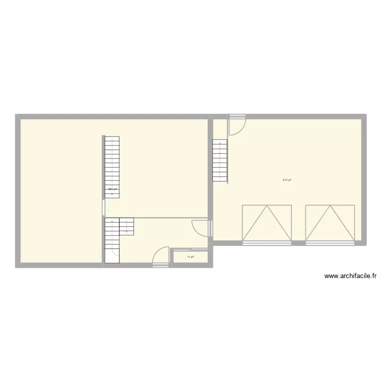 FG-56A. Plan de 5 et 121 m² FG-56A. Plan de 5 et 121 m²