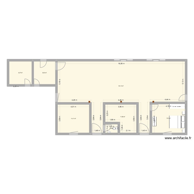 rdc chevrerie plan de base Nat. Plan de 0 pièce et 0 m2