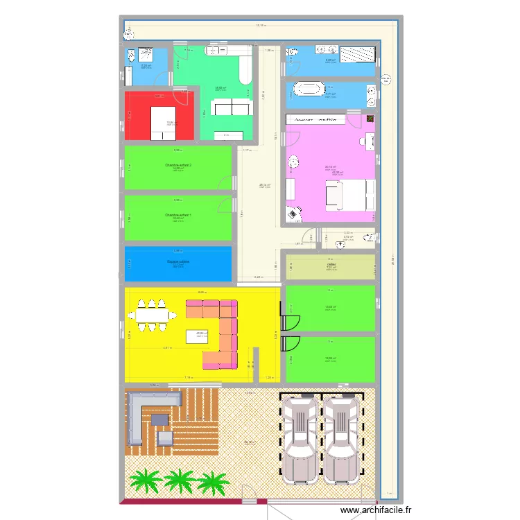 Plan maison. Plan de 