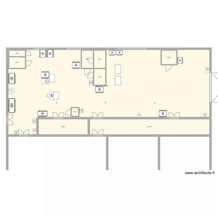 Atelier M.F.E.R.. Plan de 10 Pièces et 318 m² Atelier M.F.E.R.. Plan de 10 Pièces et 318 m²
