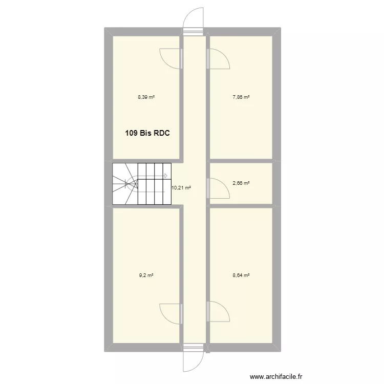109 Bis RDC. Plan de 