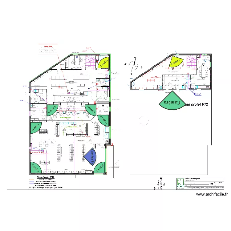 Pharmacie Tencoise Cam&eacute;ras. Plan de 