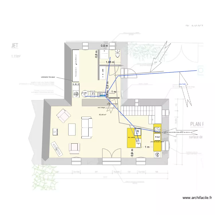 PROJET EPINE. Plan de 0 pièce et 0 m2 PROJET EPINE. Plan de 0 pièce et 0 m2