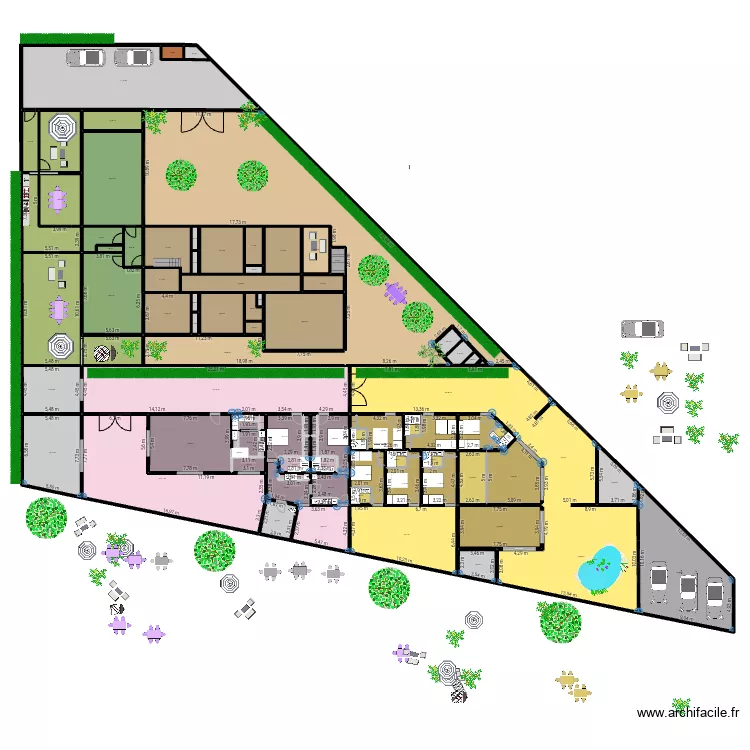 RESTAU / HOTEL 6CH / MAISON / APPARTS 030825B. Plan de 