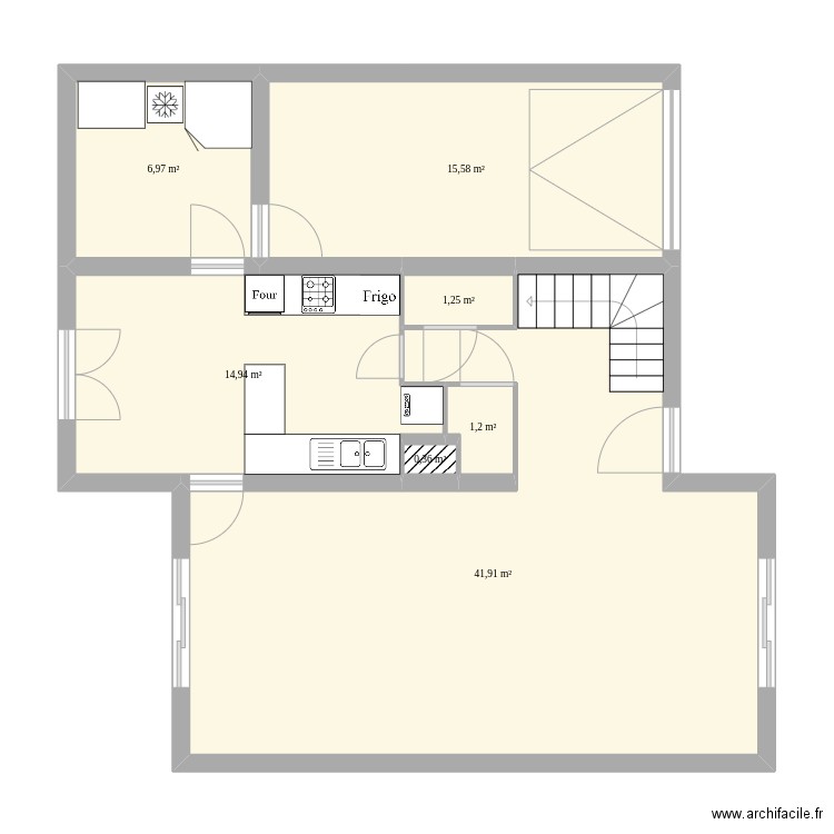 maison. Plan de 0 pièce et 0 m2