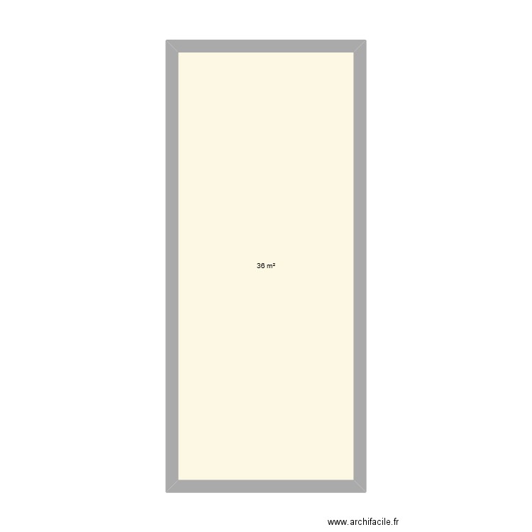 taillard. Plan de 1 pièce et 36 m2