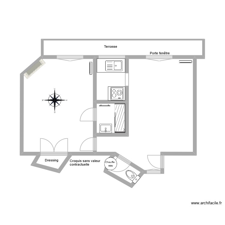 18 AUGIER rdc G. Plan de 0 pièce et 0 m2