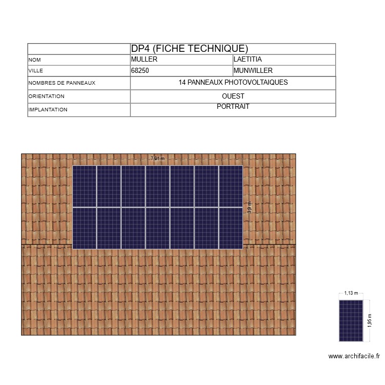 DP4 BRUNNER. Plan de 0 pièce et 0 m2