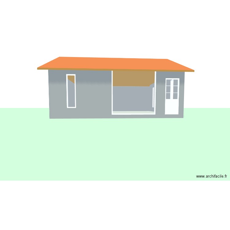 garage2025. Plan de 1 pièce et 41 m2