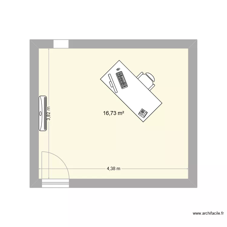 François-Xavier Geubel - Bureau (1er étage). Plan de 1 et 17 m² François-Xavier Geubel - Bureau (1er étage). Plan de 1 et 17 m²