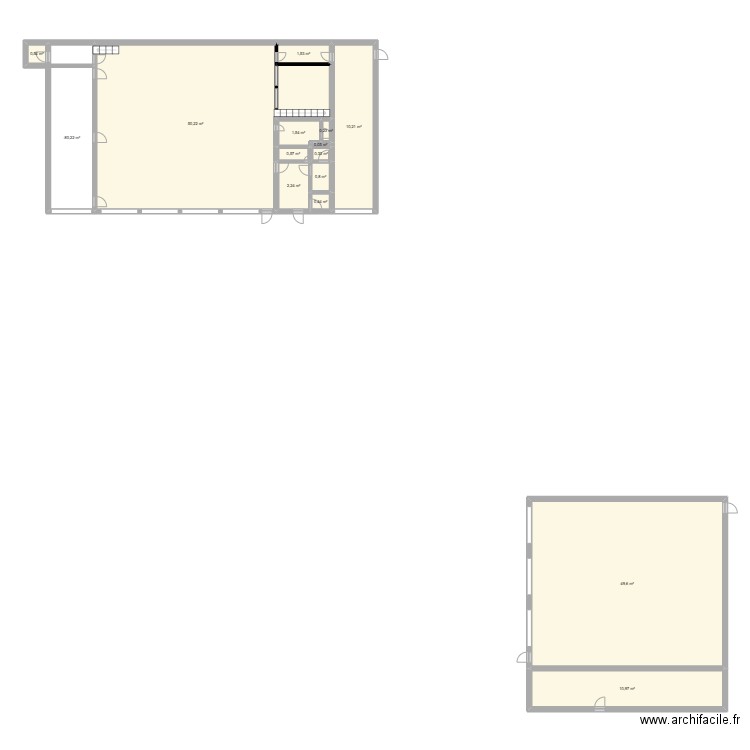 Entreprise. Plan de 0 pièce et 0 m2