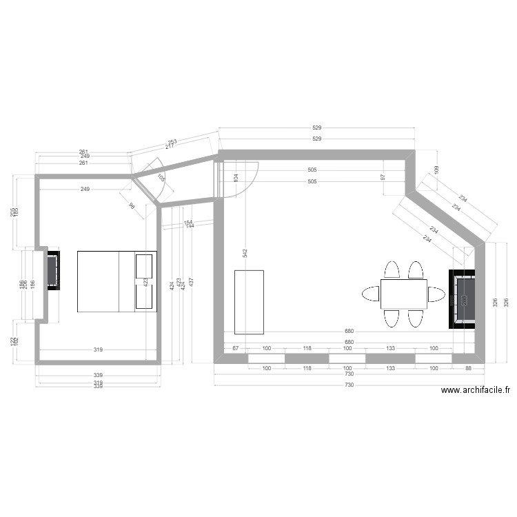 SALON. Plan de 0 pièce et 0 m2