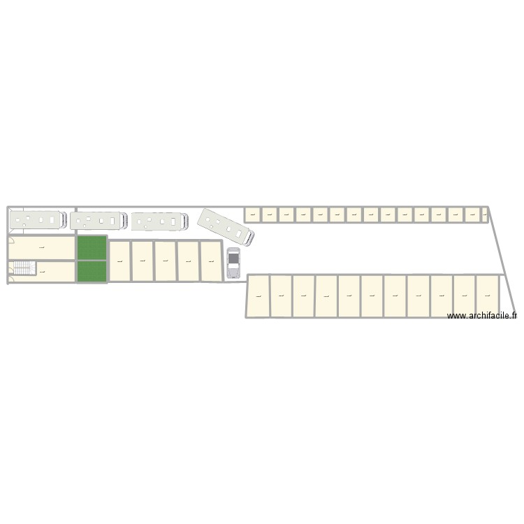 geluwestrat 12 8940. Plan de 33 pièces et 353 m2