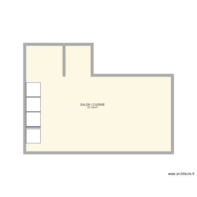 KASA - Cuisine. Plan de 0 pièce et 0 m2