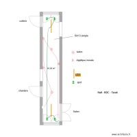 couloir rdc plafond
