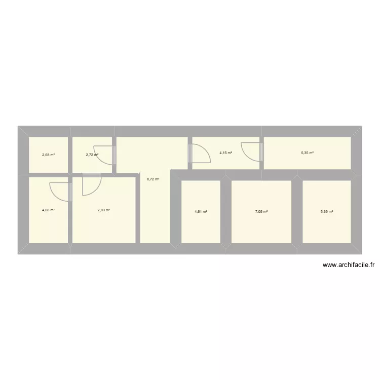 MAISON JC 1ER ETAGE. Plan de 10 et 54 m² MAISON JC 1ER ETAGE. Plan de 10 et 54 m²