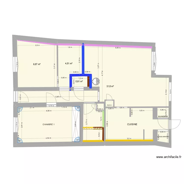 Plan D&eacute;finitif new version avec isolation. Plan de 