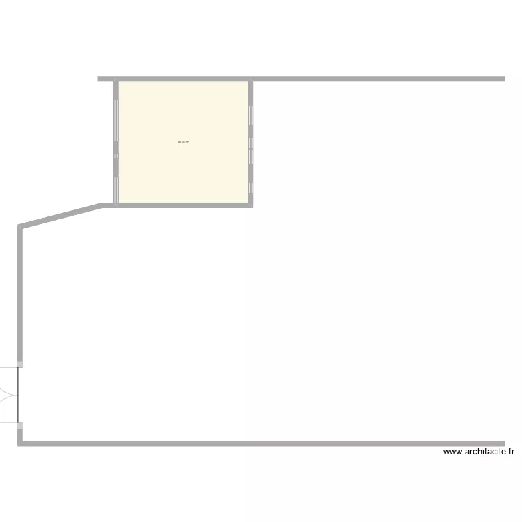 cayeux base. Plan de 1 Pièce et 51 m² cayeux base. Plan de 1 Pièce et 51 m²