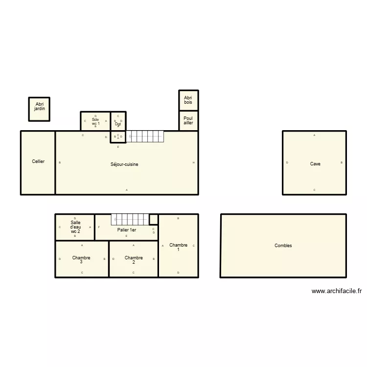 POULDERGAT CRIOU. Plan de POULDERGAT CRIOU. Plan de