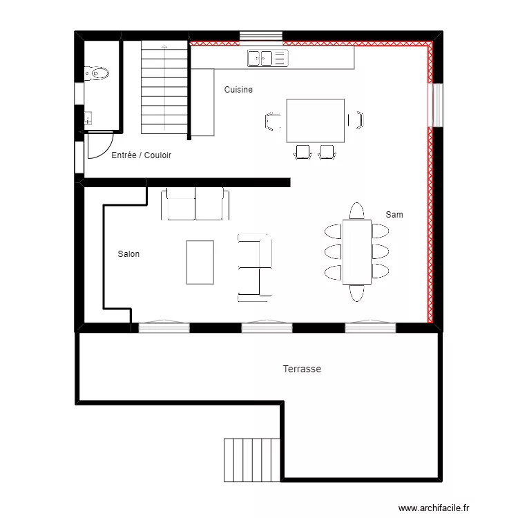 DECATOIRE RDC PROJET 6. Plan de 
