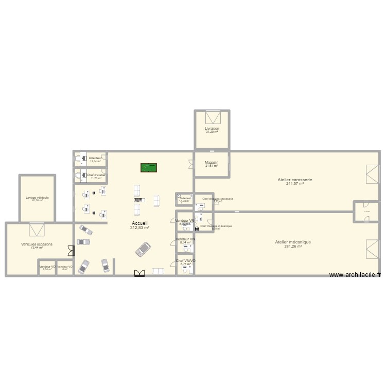 Concession. Plan de 0 pièce et 0 m2