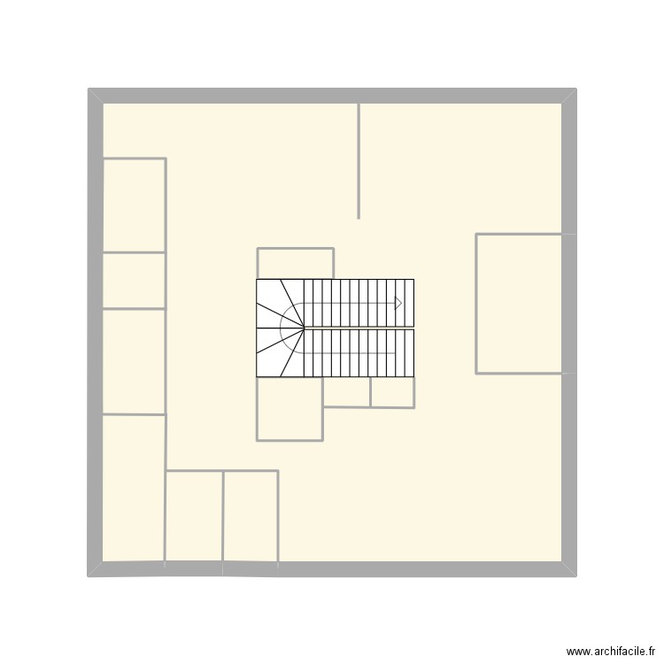 Arc 2. Plan de 7 pièces et 25 m2