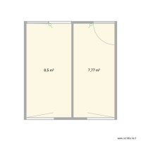 Salle de réunion en 2 bureaux