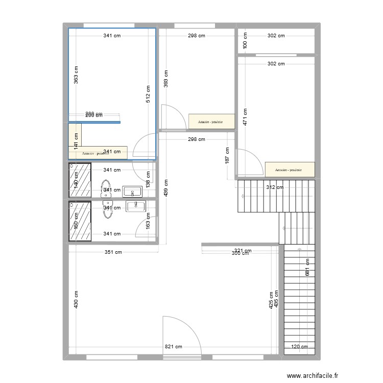 RC 1. Plan de 0 pièce et 0 m2