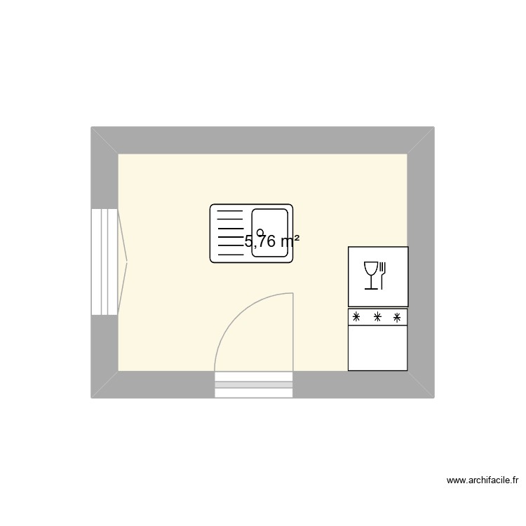 Cuisine Pool House. Plan de 0 pièce et 0 m2